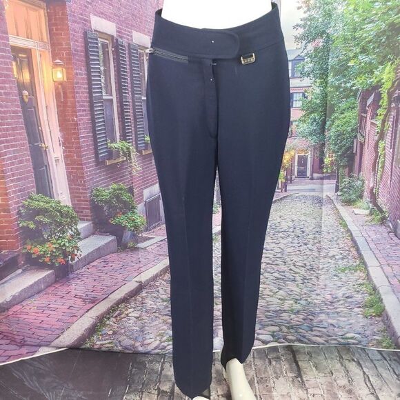OSSI Wool Blend Navy Snow Pants, Ladies 10 - Picture 2 of 7